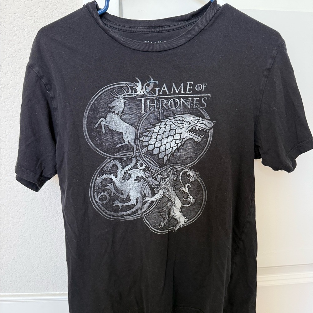 Game of Thrones Black Graphic T-Shirt
